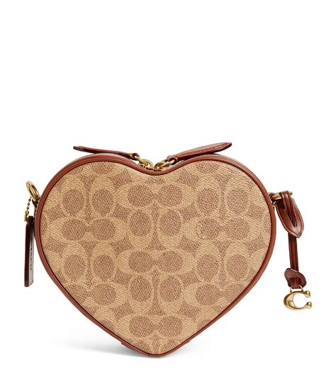 coach crossbody heart bag.